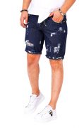 Blugi scurti - editie distressed MSL6310