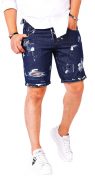 Blugi scurti - editie distressed MSL6310