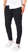 Pantaloni din stofa, cu slit diagonal MPL6405