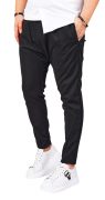 Pantaloni din stofa, cu slit diagonal MPL6405