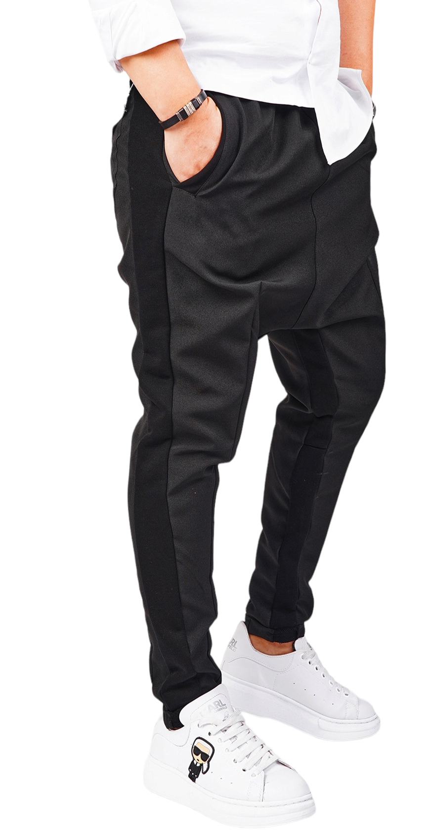 Pantaloni NEO cu turul lasat 7-Ani MPL6415 Pantaloni NEO cu turul lasat MPL6415