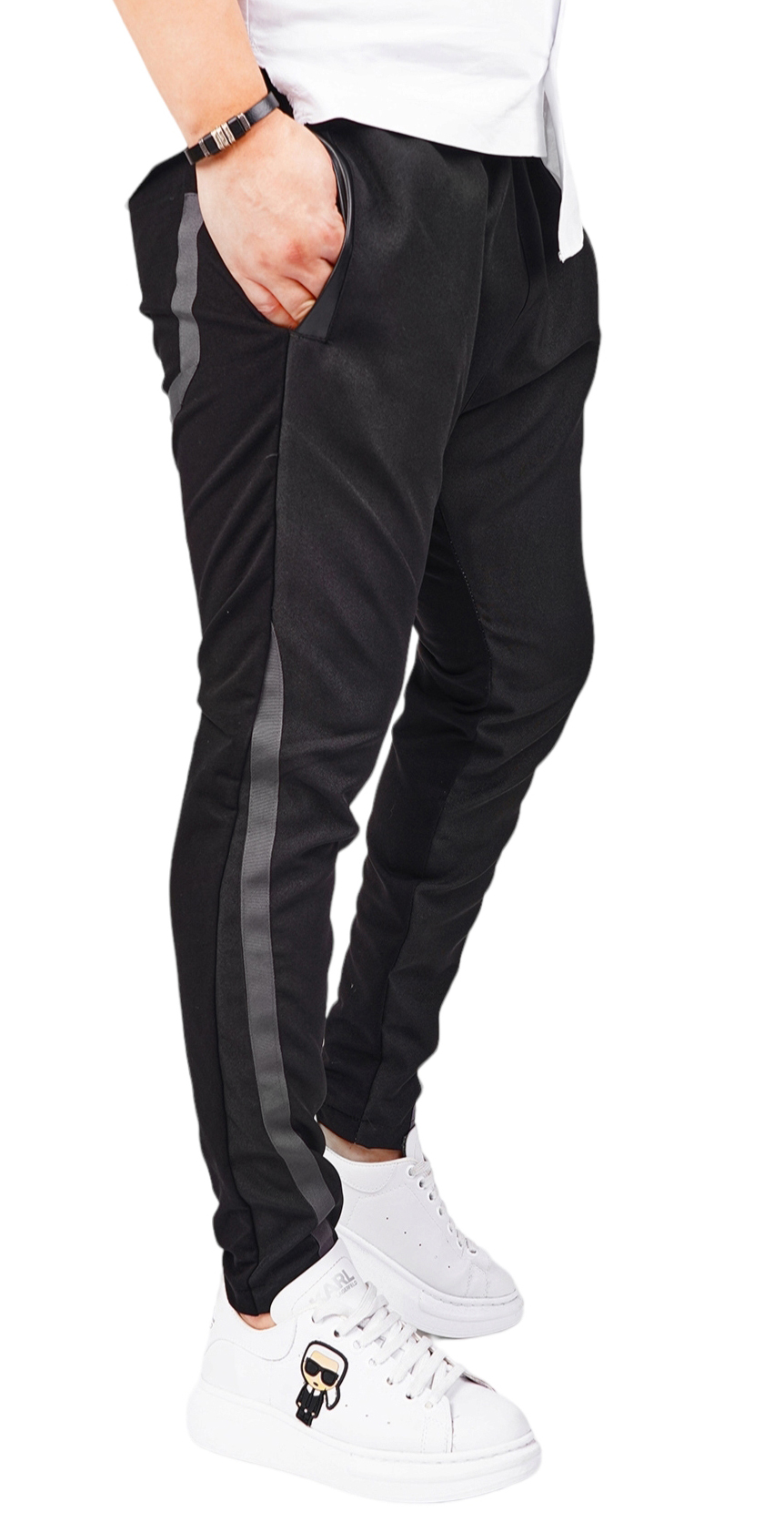 Pantaloni din stofa cu elemente speciale pantaloni MPL6417 Pantaloni din stofa cu elemente speciale MPL6417