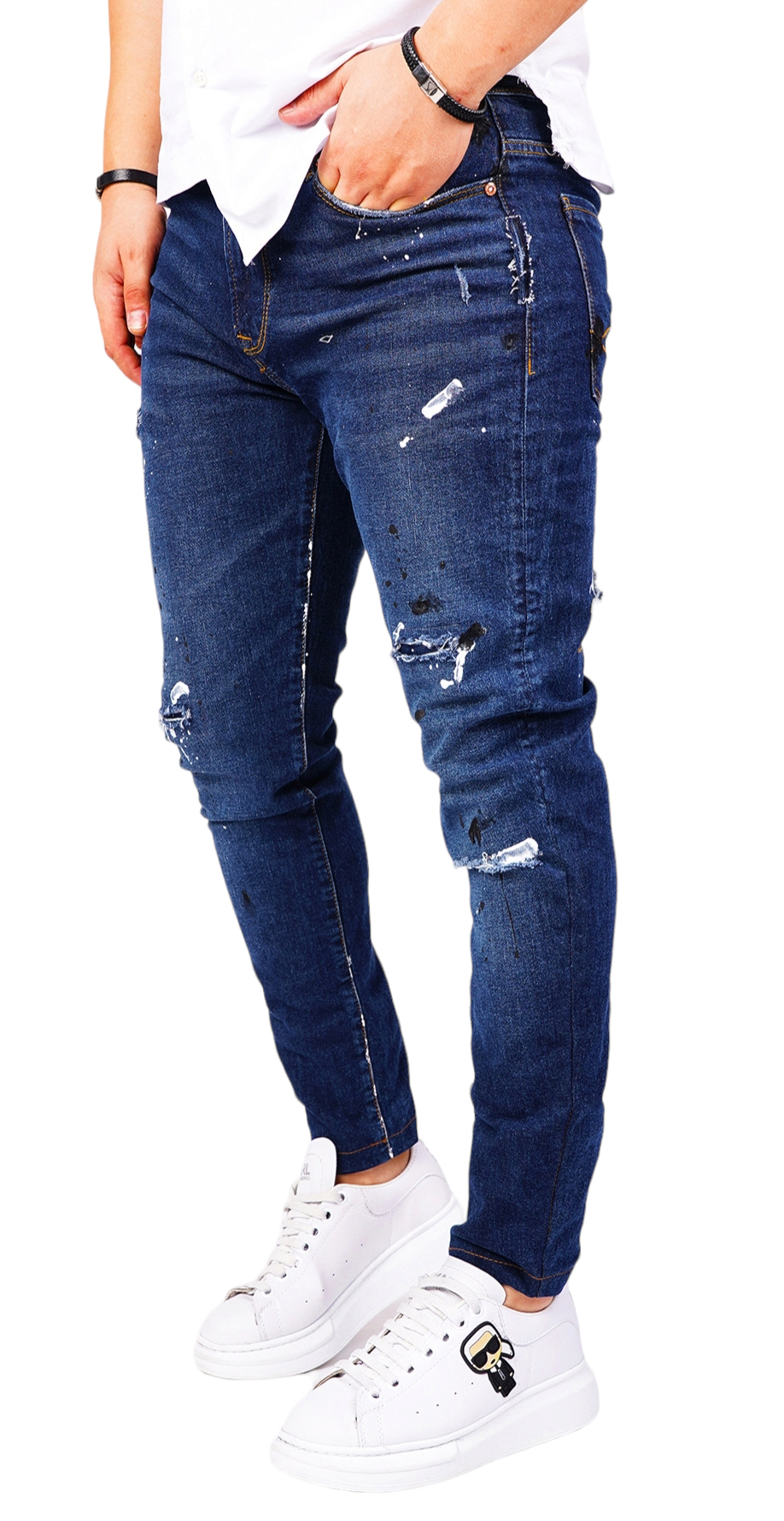 Blugi handmade, editie limitata anterioare MJL6418 Blugi handmade, editie limitata MJL6418