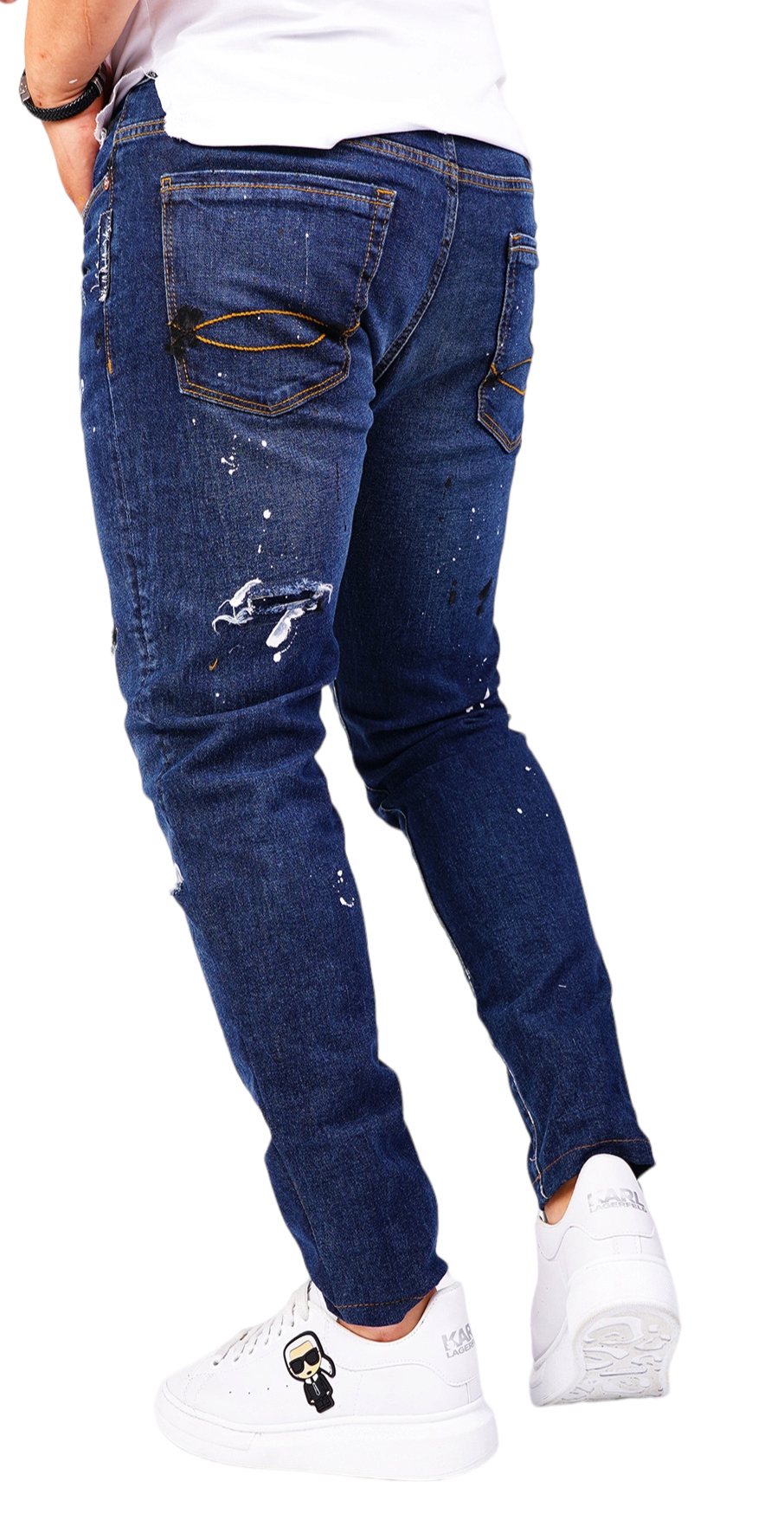 Blugi handmade, editie limitata anterioare MJL6418 Blugi handmade, editie limitata MJL6418