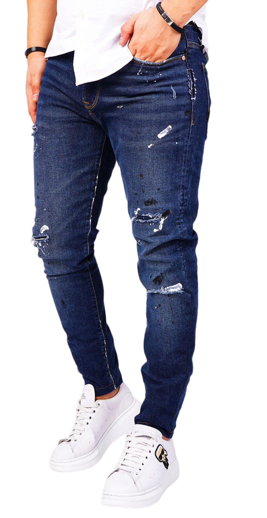 Blugi handmade, editie limitata anterioare MJL6418 Blugi handmade, editie limitata MJL6418