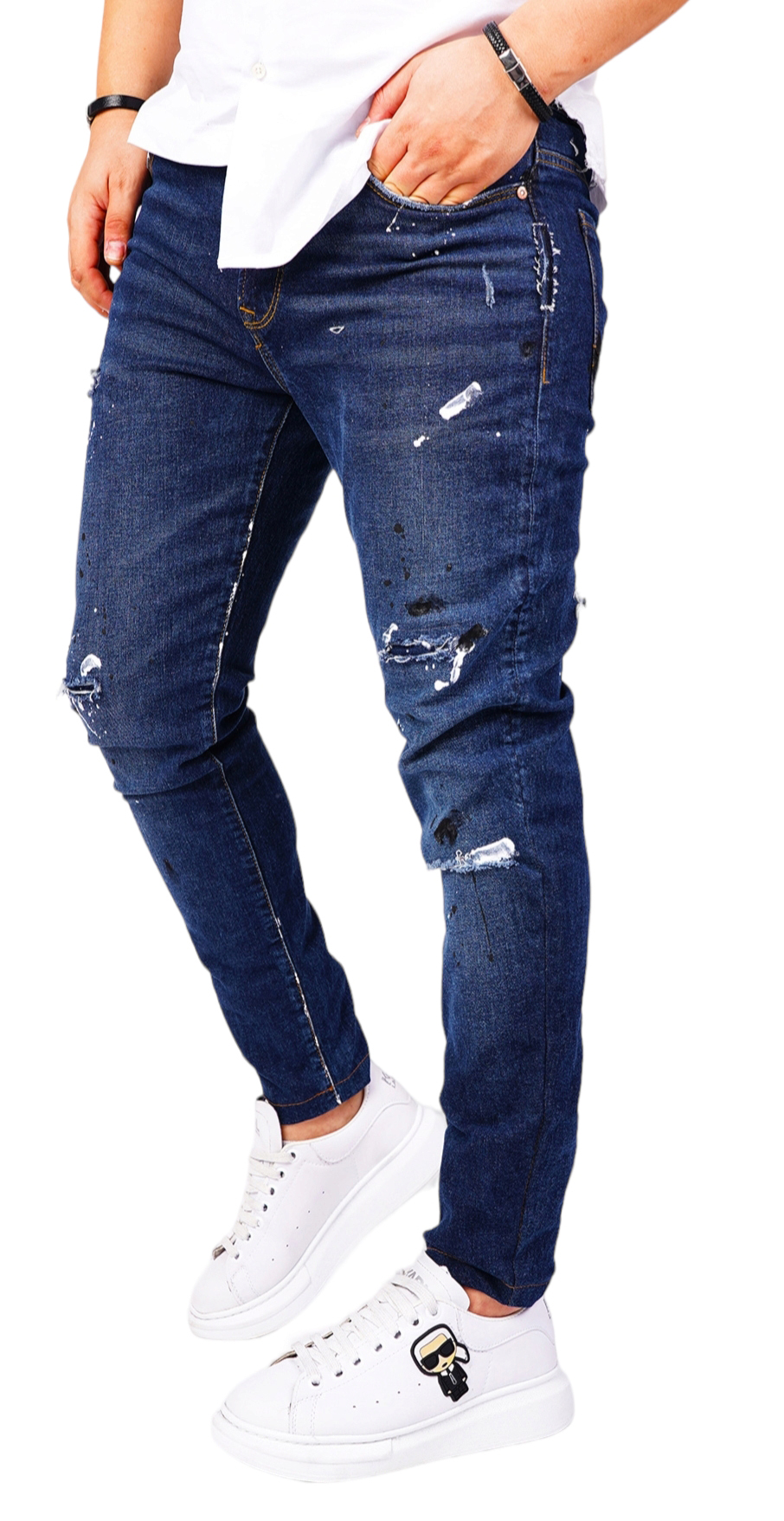 Blugi handmade, editie limitata anterioare MJL6418 Blugi handmade, editie limitata MJL6418