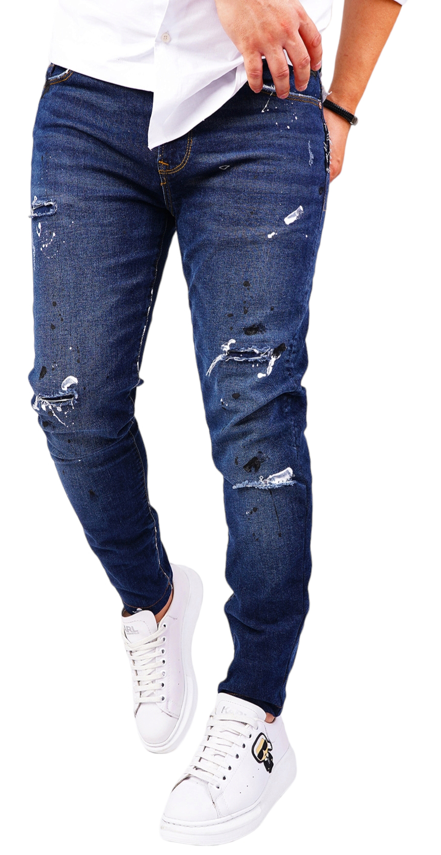 Blugi handmade, editie limitata anterioare MJL6418 Blugi handmade, editie limitata MJL6418