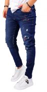 Blugi handmade, editie limitata jeans MJL6421 Blugi handmade, editie limitata MJL6421