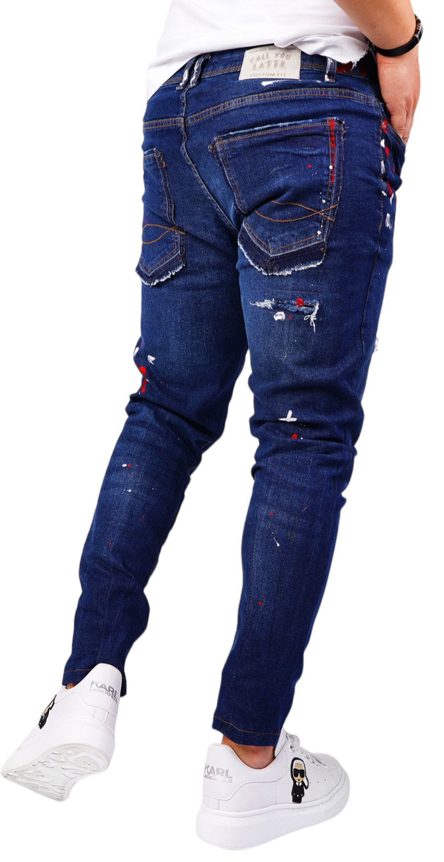 Blugi handmade, editie limitata jeans MJL6421 Blugi handmade, editie limitata MJL6421