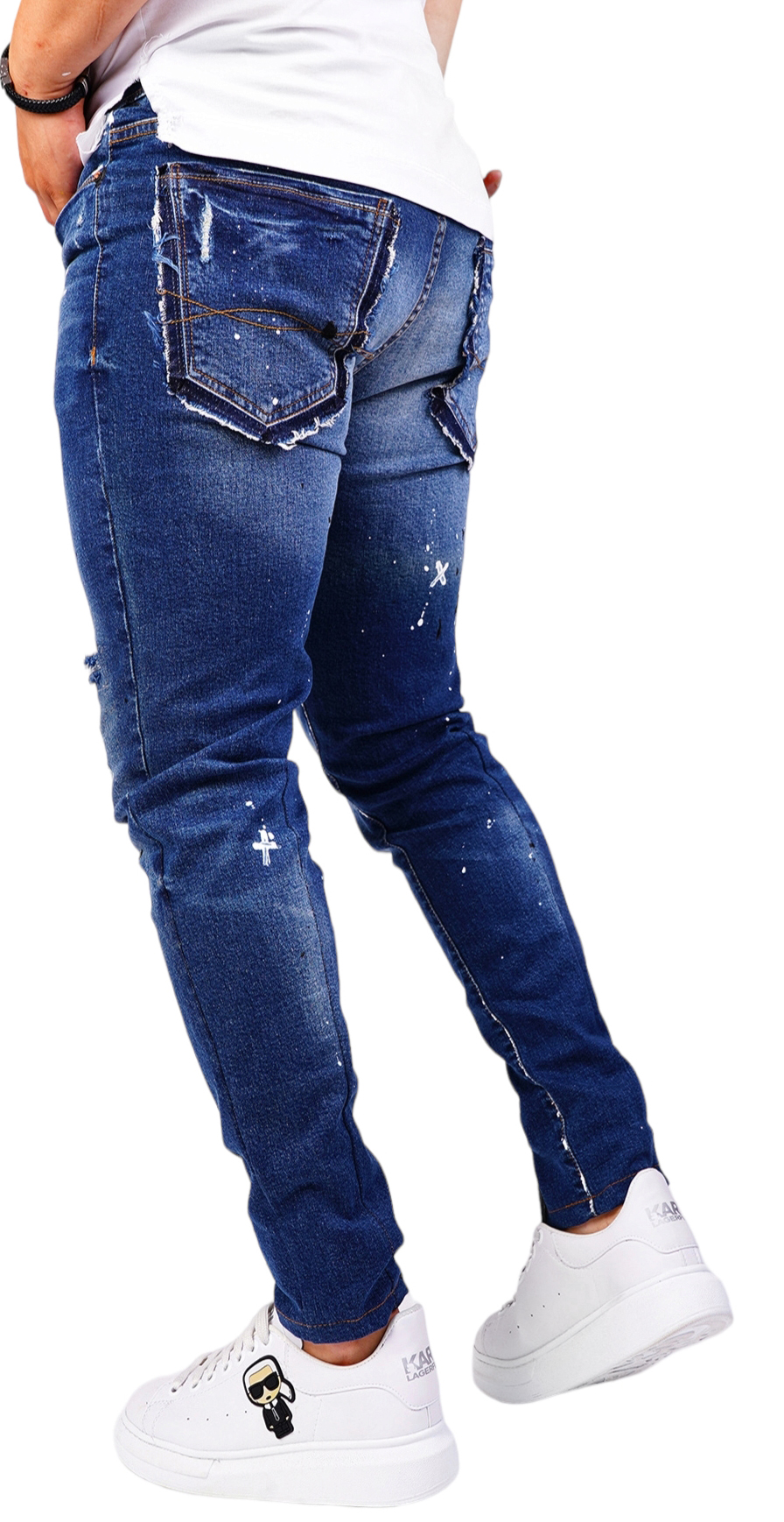 Blugi handmade, editie limitata jeans MJL6422 Blugi handmade, editie limitata MJL6422
