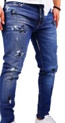 Blugi handmade, editie limitata jeans MJL6424 Blugi handmade, editie limitata MJL6424