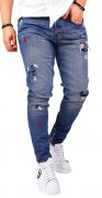 Blugi handmade, editie limitata jeans MJL6425 Blugi handmade, editie limitata MJL6425