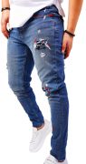 Blugi handmade, editie limitata jeans MJL6425 Blugi handmade, editie limitata MJL6425