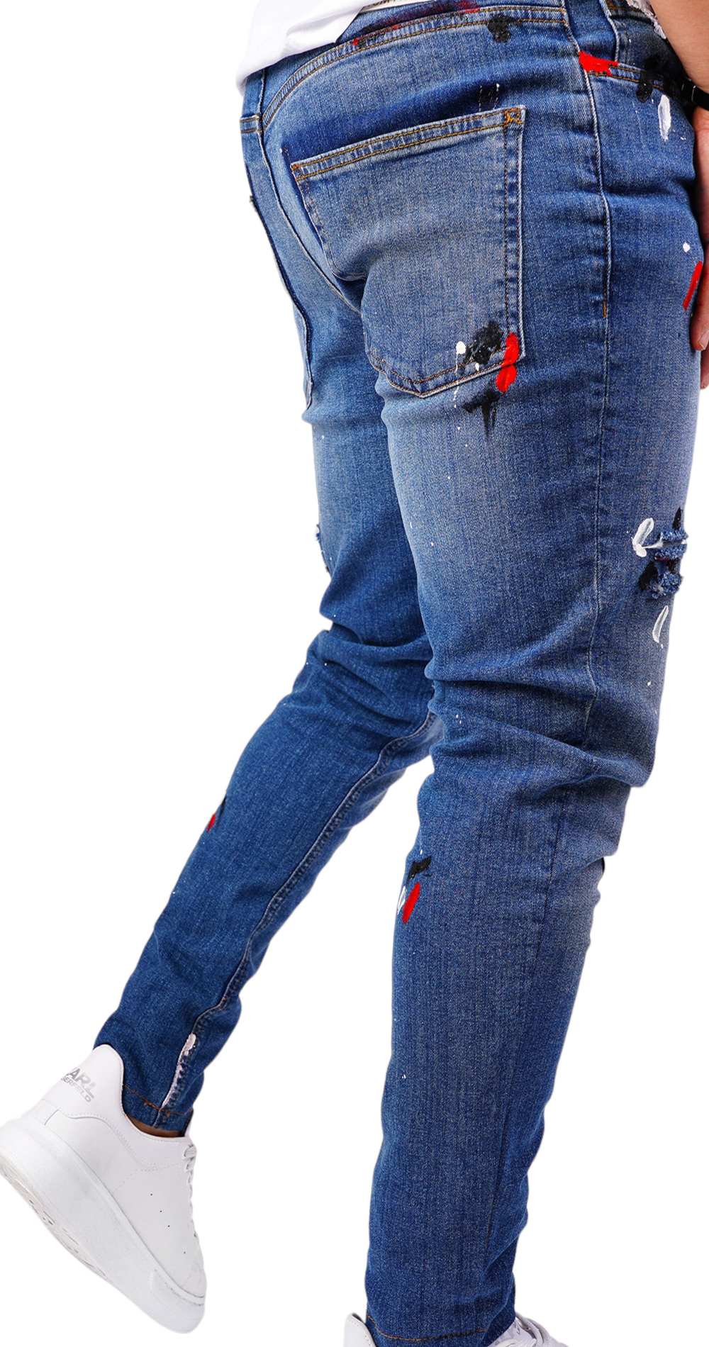 Blugi handmade, editie limitata jeans MJL6425 Blugi handmade, editie limitata MJL6425