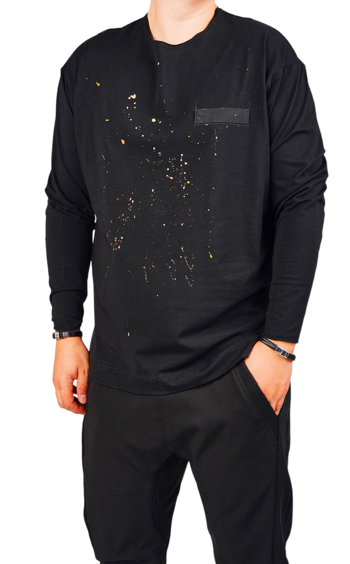 Bluza handmade, pictata manual bluze si hanorace MBL6433 Bluza handmade, pictata manual MBL6433