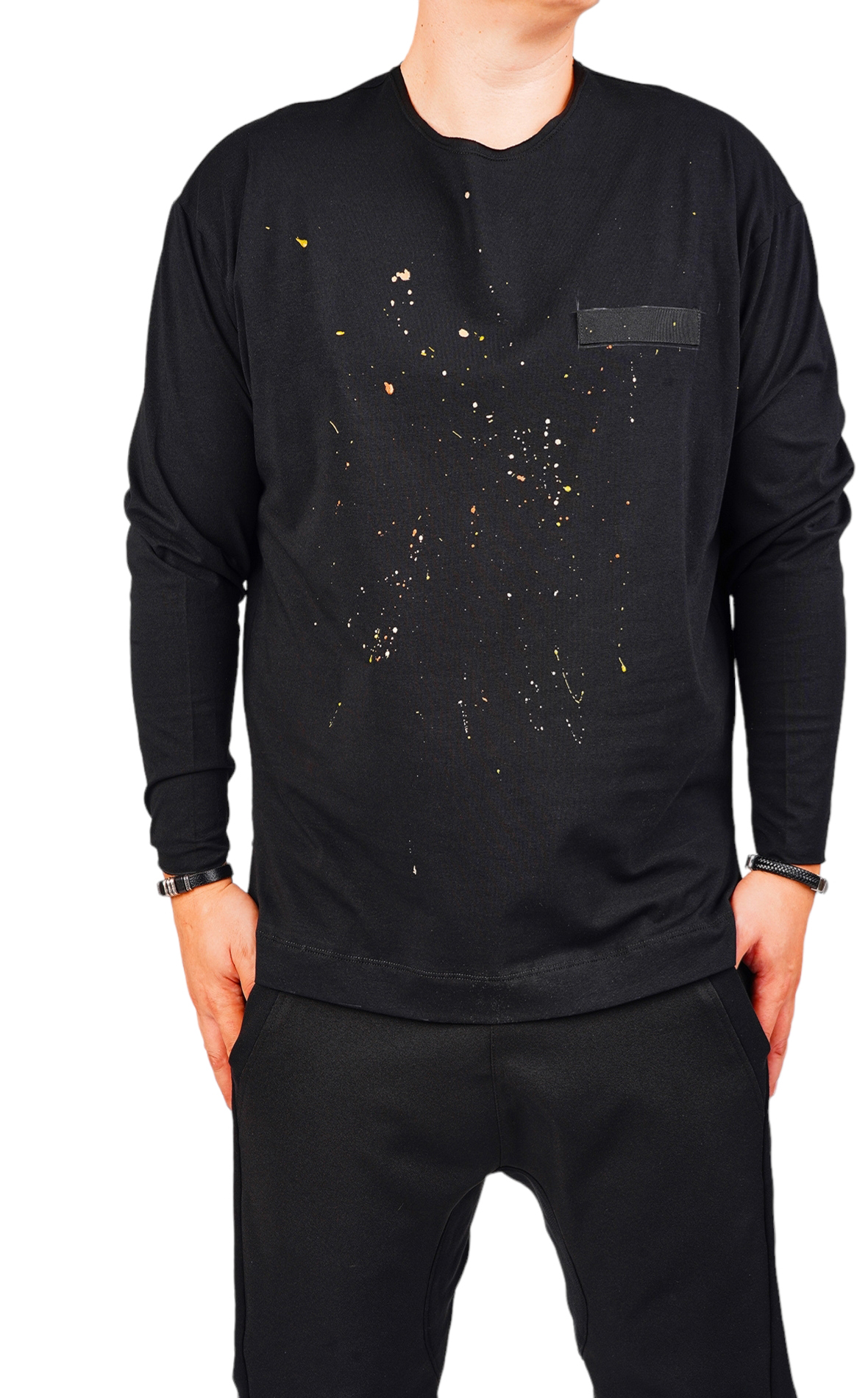 Bluza handmade, pictata manual bluze si hanorace MBL6433 Bluza handmade, pictata manual MBL6433