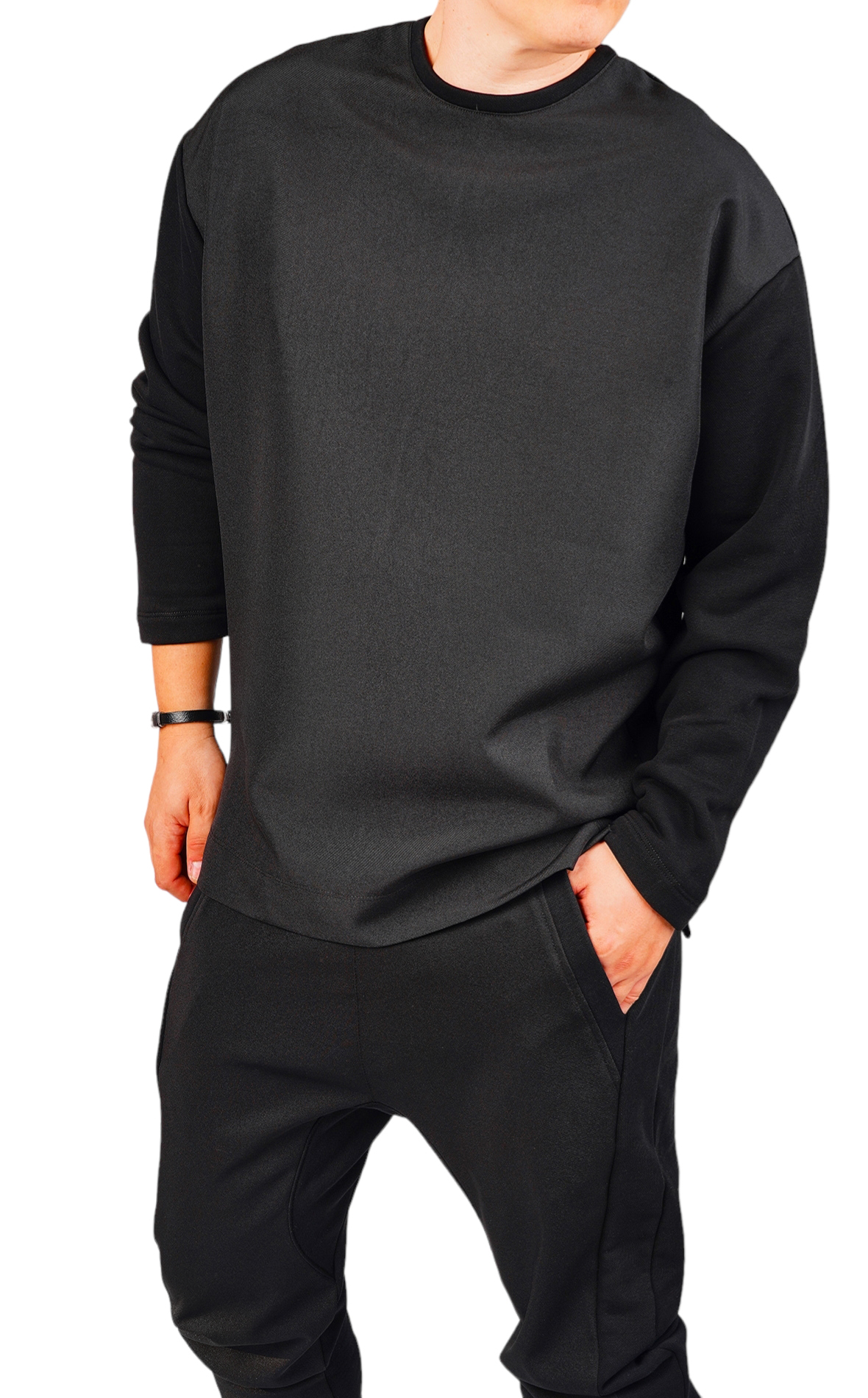 Bluza handmade, ultra-minimal bluze si hanorace MBL6437 Bluza handmade, ultra-minimal MBL6437