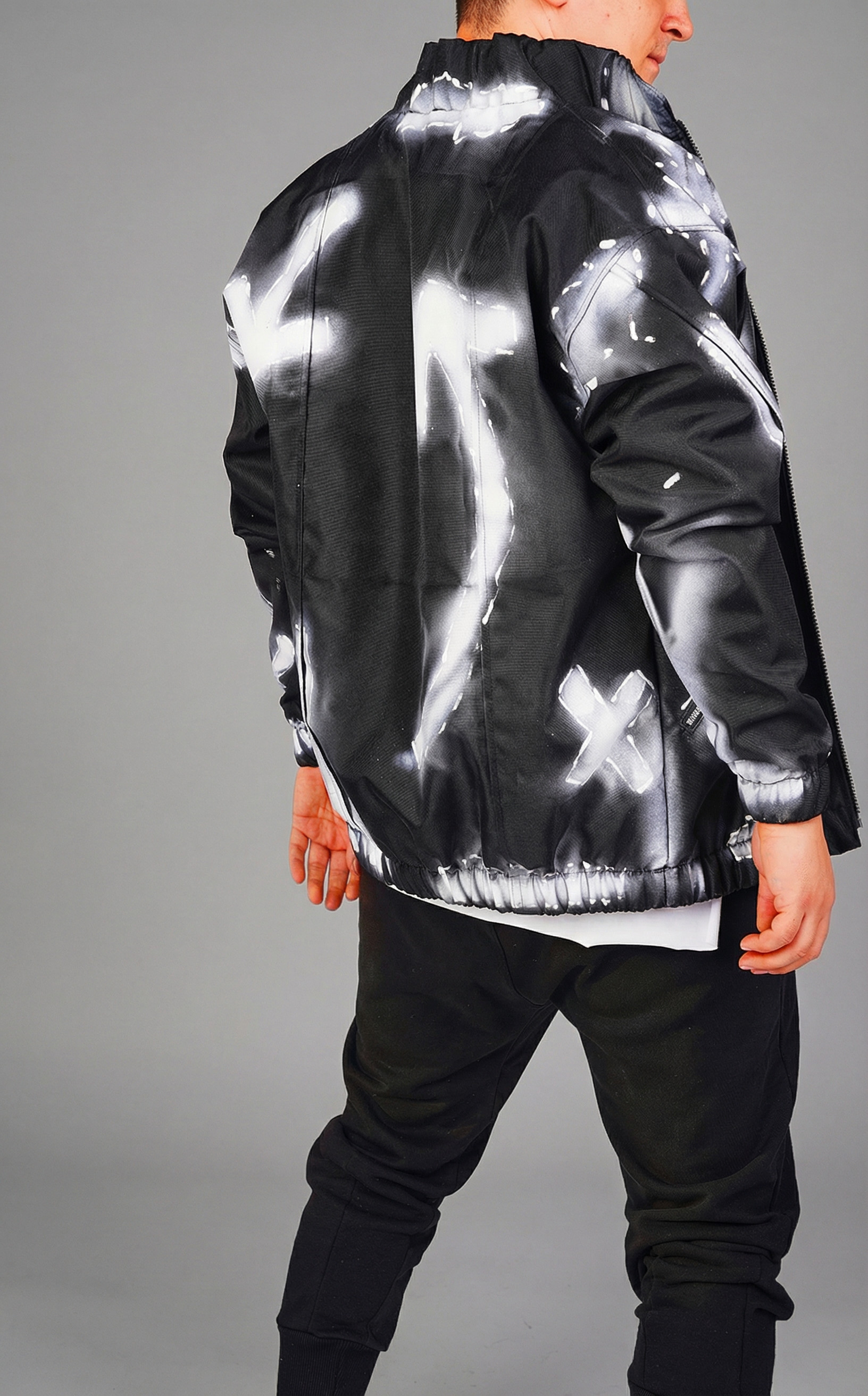 Geaca hi-bomber, pictata manual 7-Ani MGL6442 Geaca hi-bomber, pictata manual MGL6442