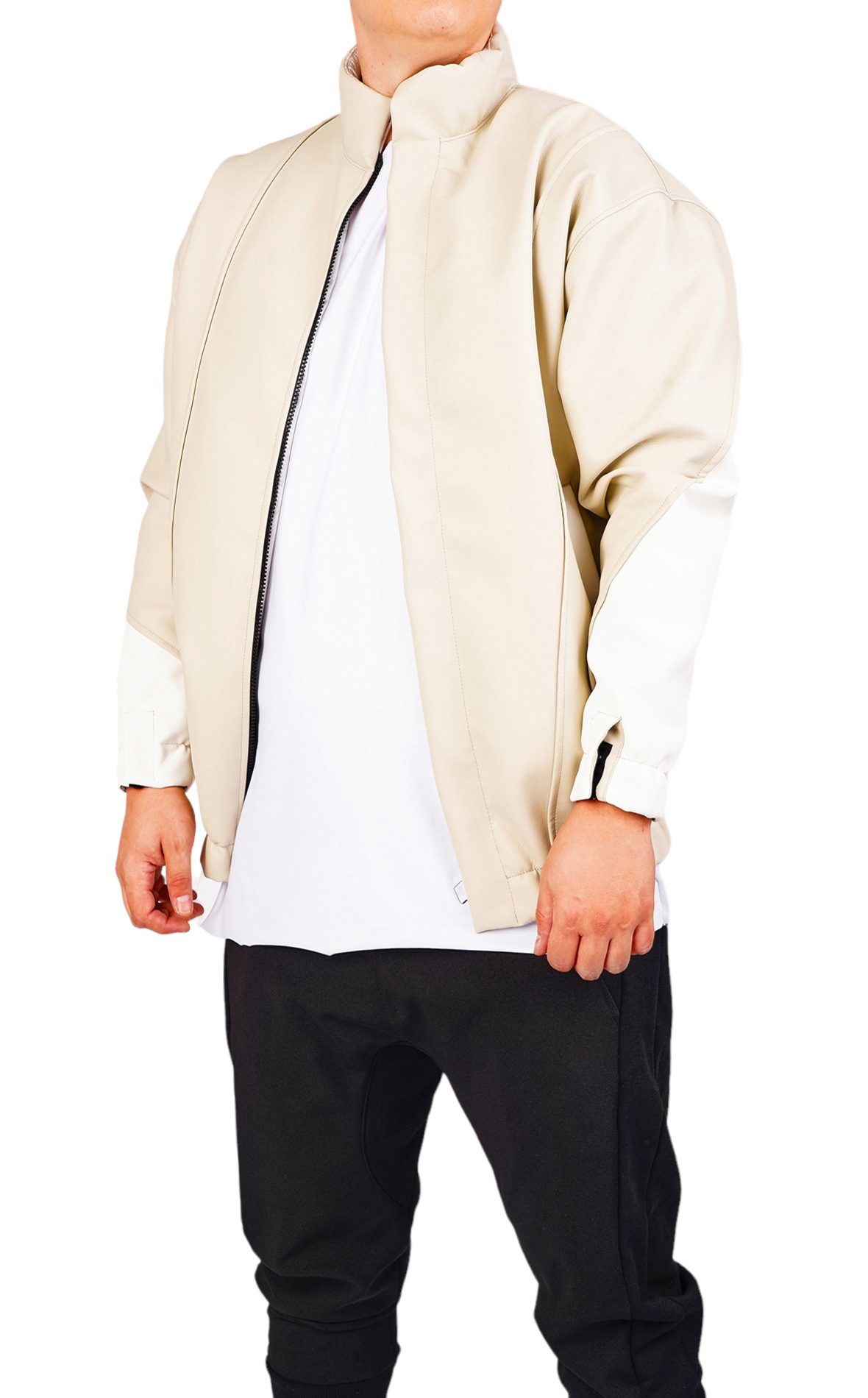 Geaca din piele, hi-bomber MGL6445