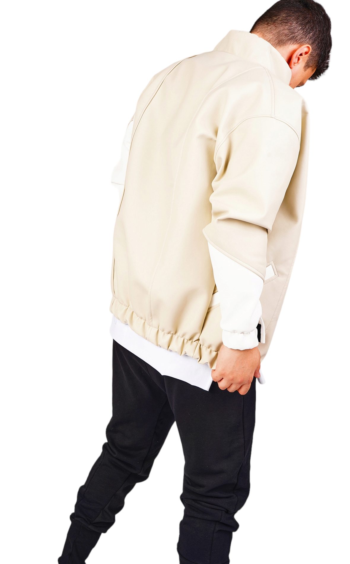 Geaca din piele, hi-bomber MGL6445