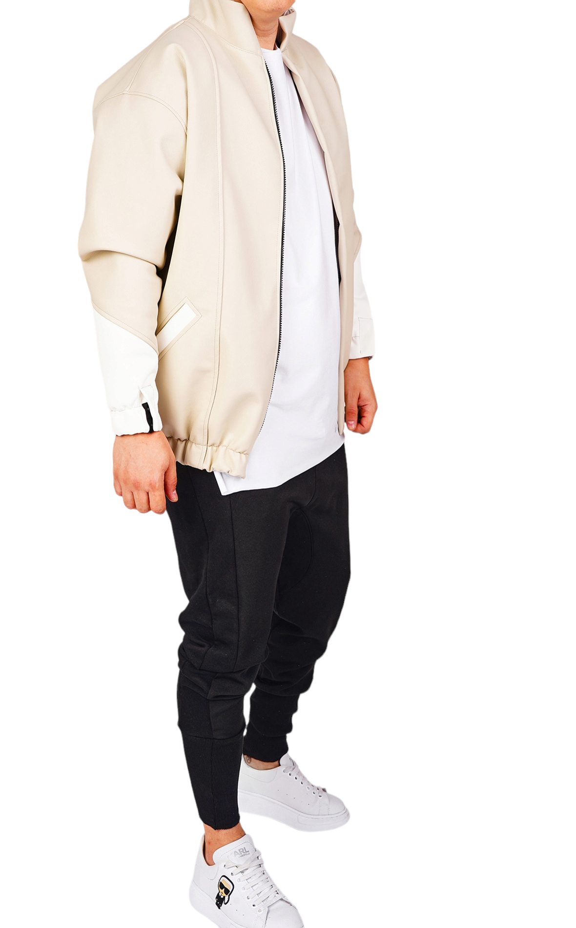Geaca din piele, hi-bomber veste MGL6445 Geaca din piele, hi-bomber MGL6445