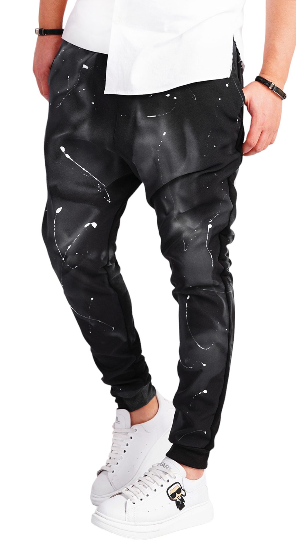 Pantaloni cu semi-tur lasat MPL6502