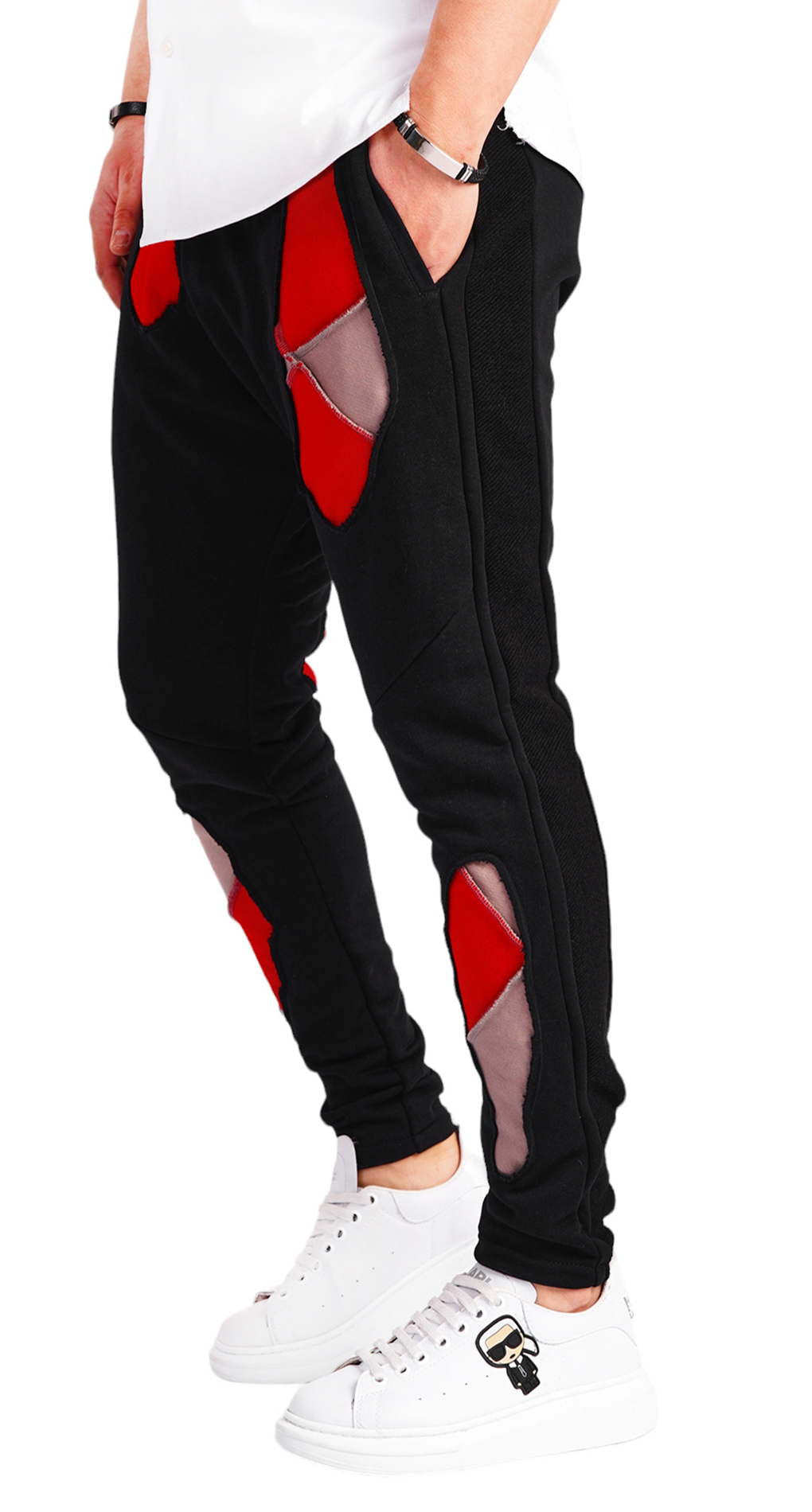 Pantaloni pentru barbati, cu tur clasic pantaloni MPL6503 Pantaloni pentru barbati, cu tur clasic MPL6503