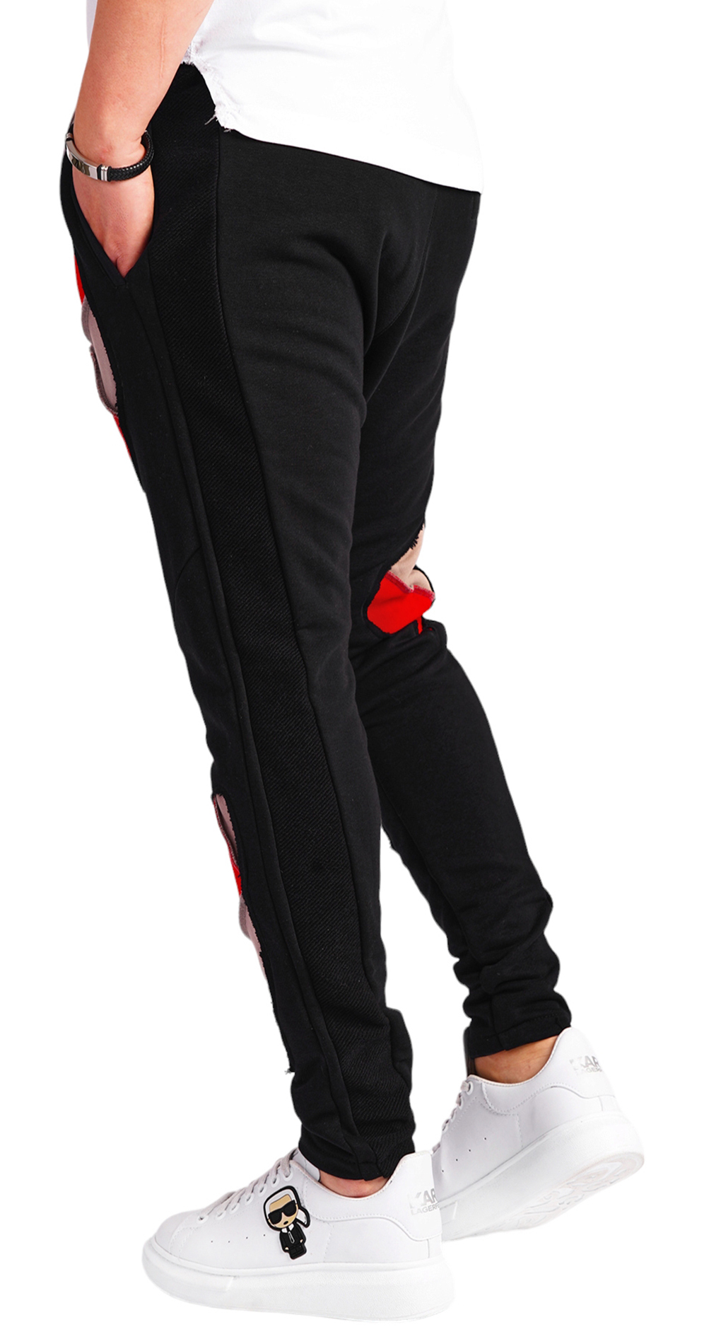 Pantaloni pentru barbati, cu tur clasic pantaloni MPL6503 Pantaloni pentru barbati, cu tur clasic MPL6503