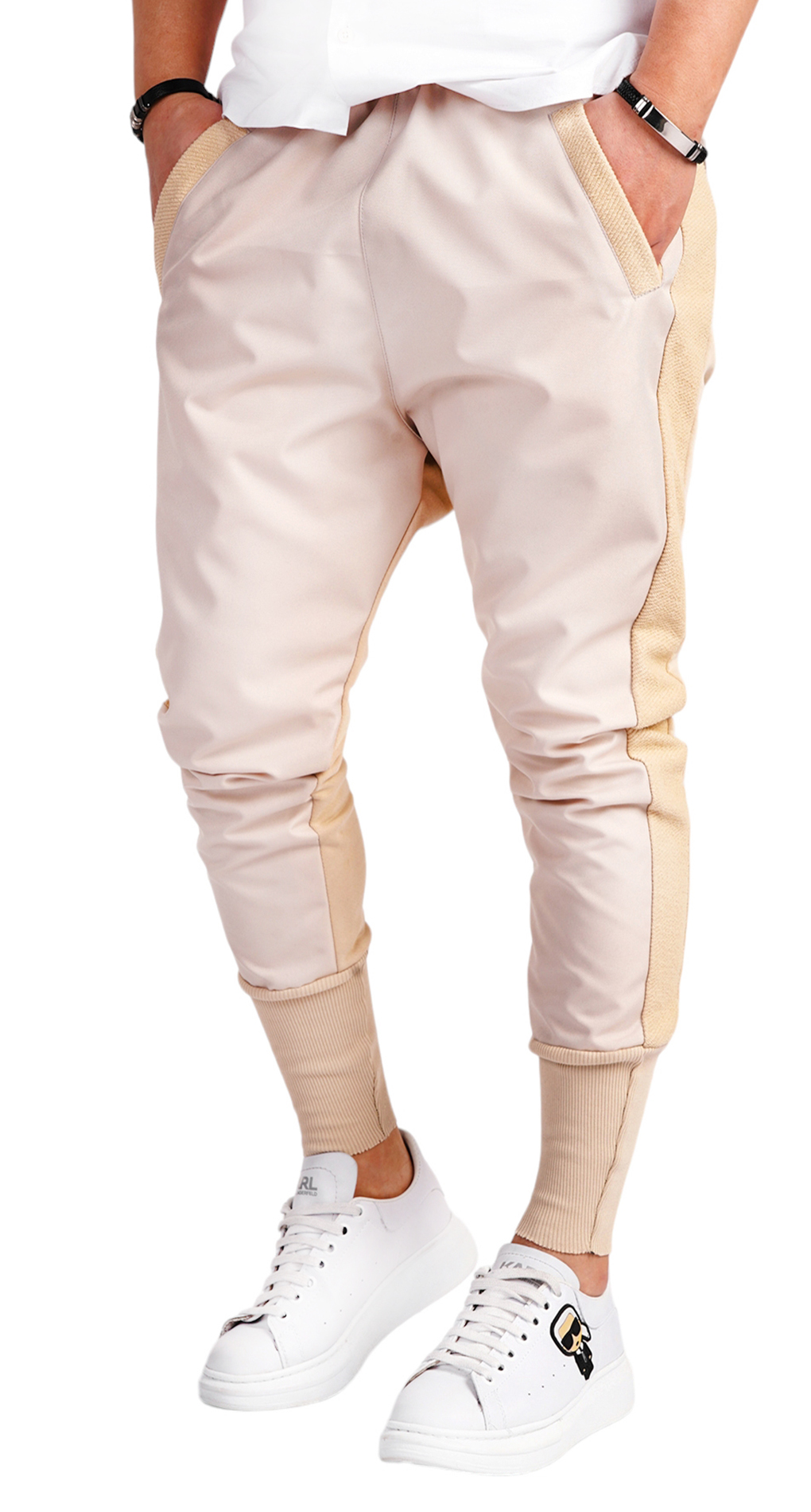 Pantaloni cu semi-tur pantaloni MPL6508 Pantaloni cu semi-tur MPL6508