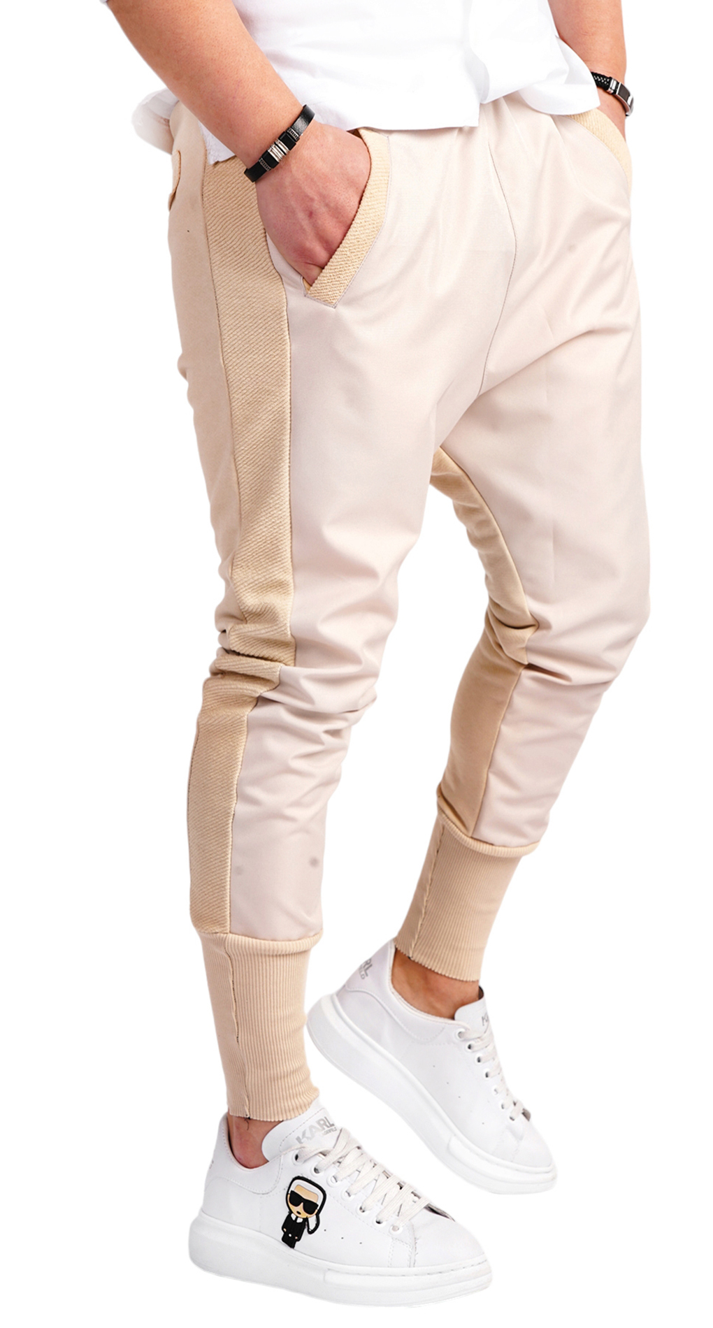 Pantaloni cu semi-tur pantaloni MPL6508 Pantaloni cu semi-tur MPL6508