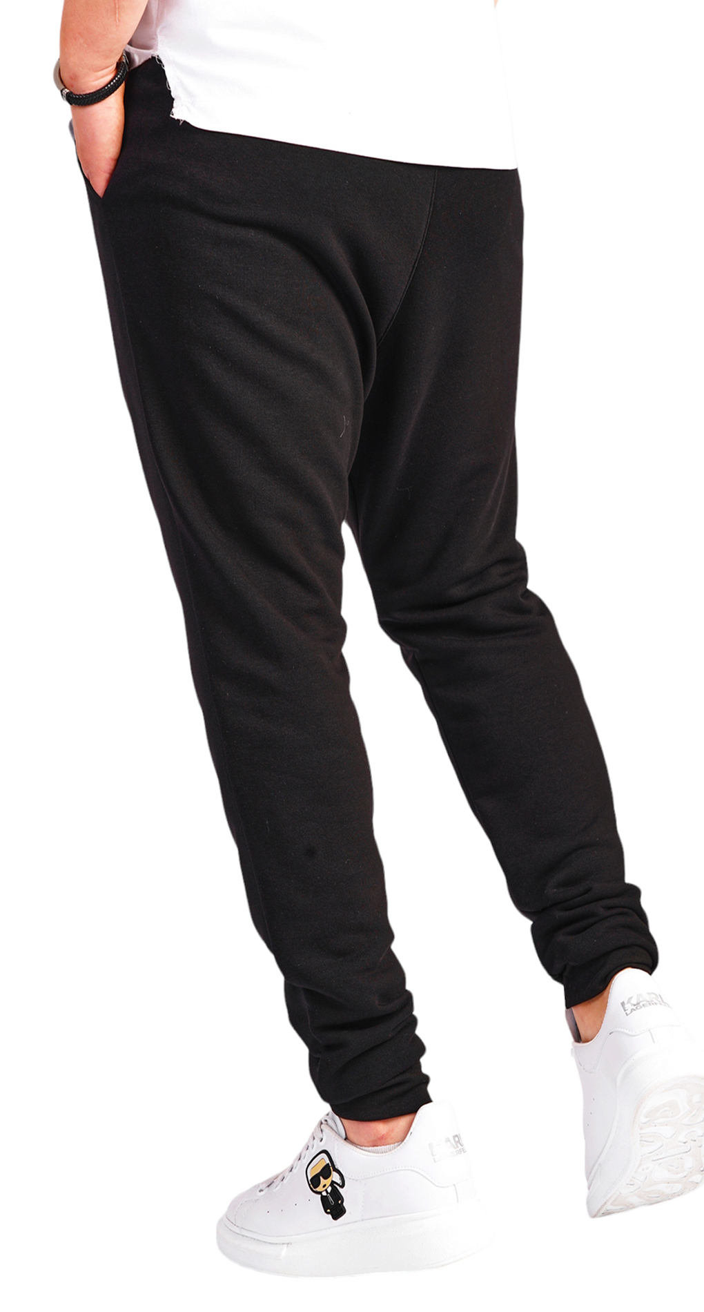 Pantaloni minimal cu semi-tur 7-Ani MPL6509 Pantaloni minimal cu semi-tur MPL6509