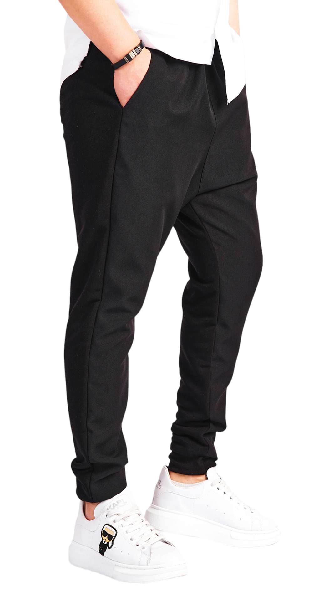 Pantaloni minimal cu semi-tur 7-Ani MPL6509 Pantaloni minimal cu semi-tur MPL6509