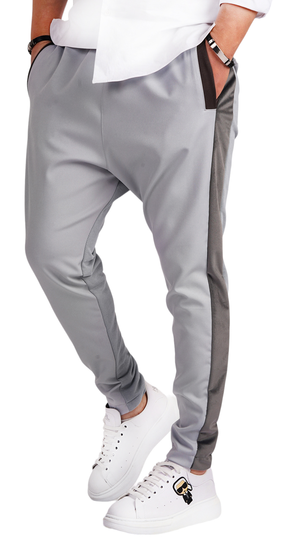 Pantaloni cu semi-tur pantaloni MPL6512 Pantaloni cu semi-tur MPL6512