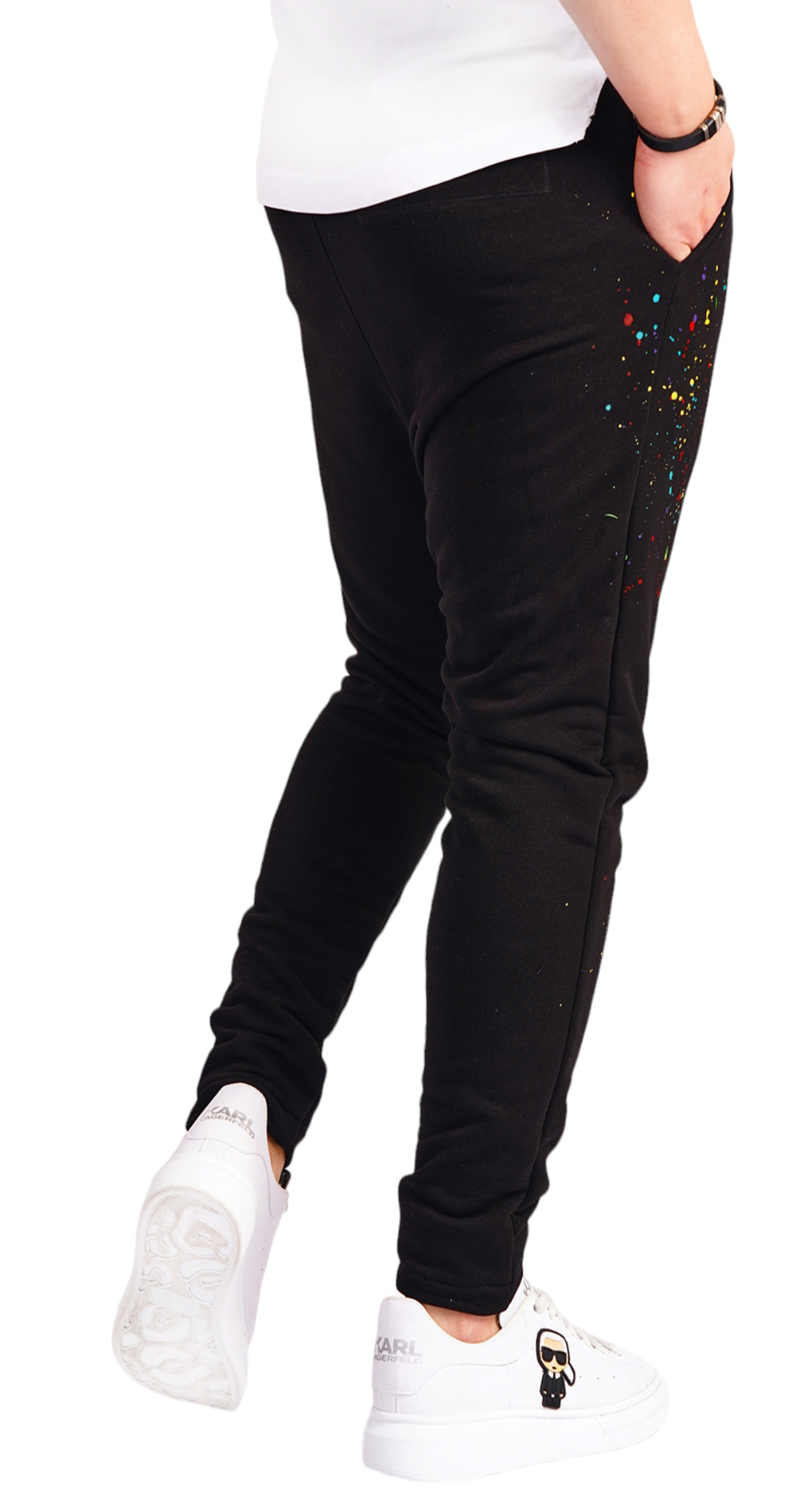 Pantaloni cu stropi de culoare pantaloni MPL6513 Pantaloni cu stropi de culoare MPL6513