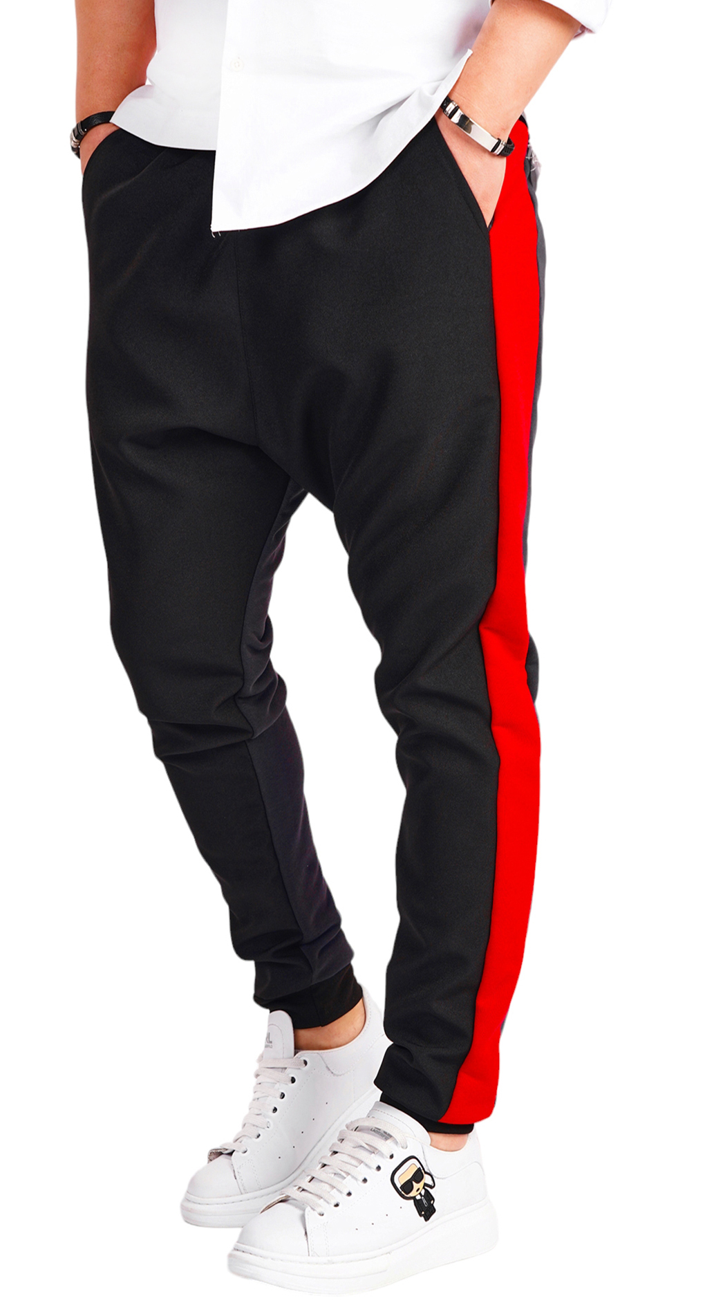 Pantaloni cu turul lasat MPL6514 Pantaloni cu turul lasat MPL6514