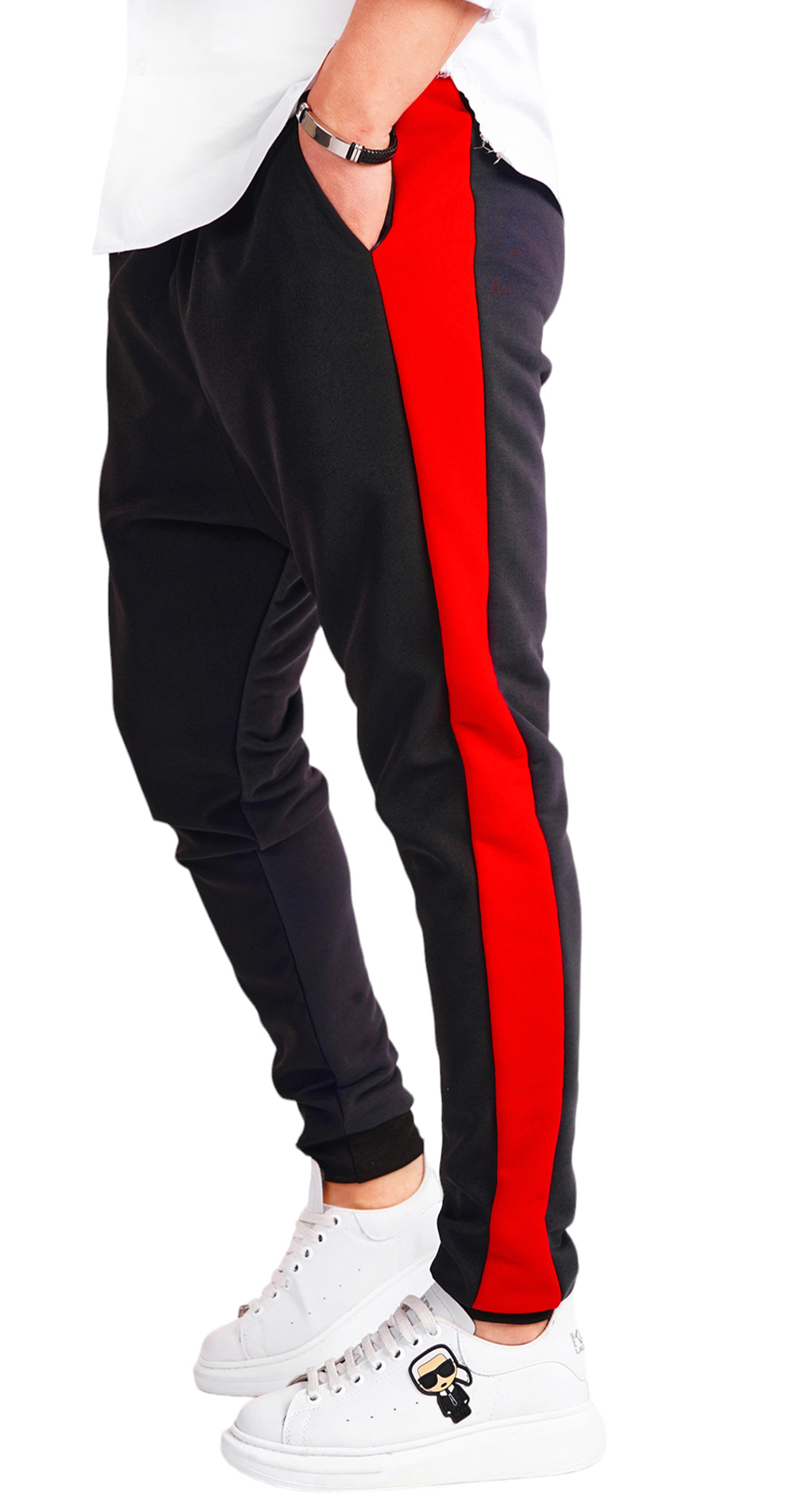 Pantaloni cu turul lasat MPL6514 Pantaloni cu turul lasat MPL6514