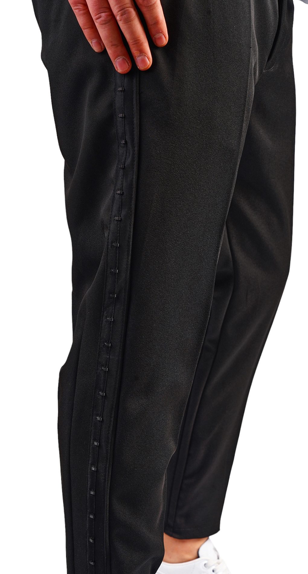 Pantaloni eleganti stofa, vipusca neagra MPL6519