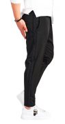 Pantaloni eleganti stofa, vipusca neagra MPL6519