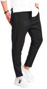 Pantaloni eleganti stofa, vipusca neagra MPL6519