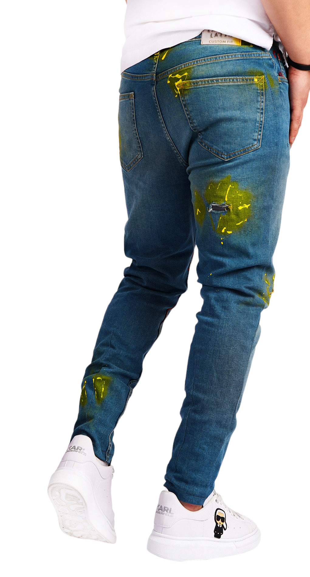 Blugi custom pentru barbati jeans MJL6525 Blugi custom pentru barbati MJL6525