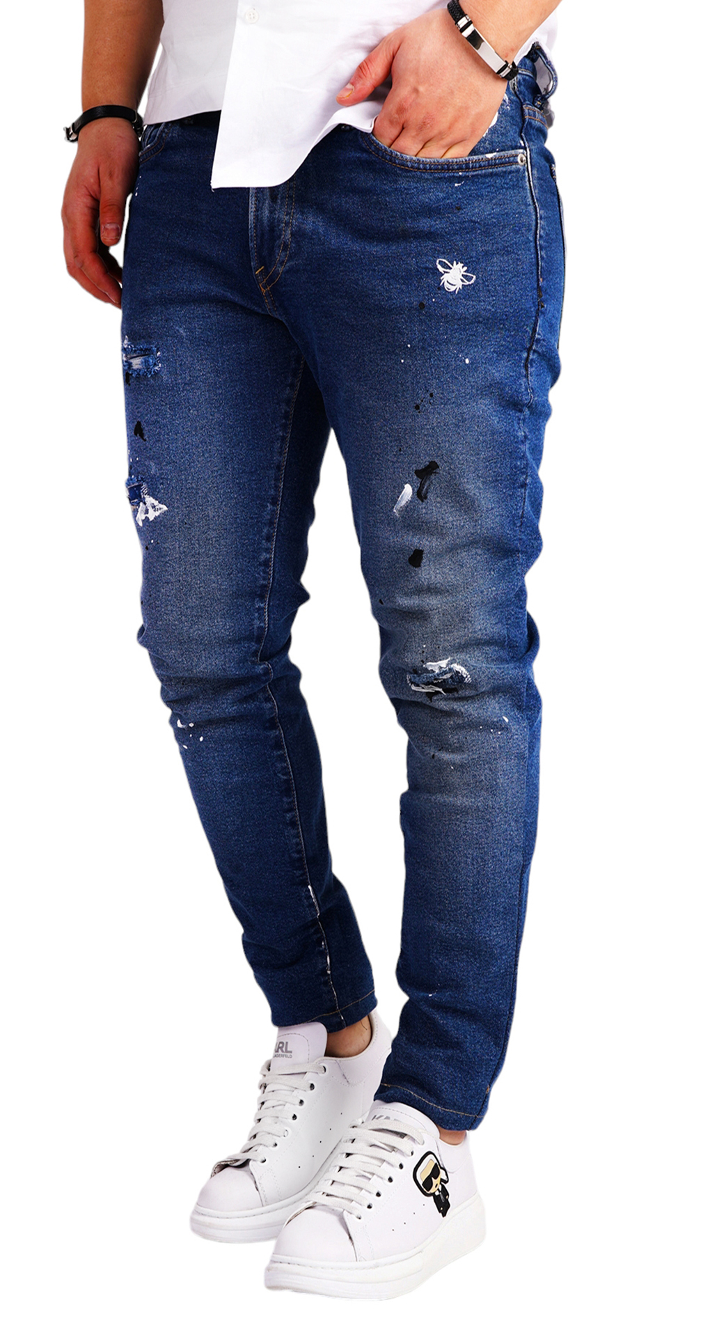 Blugi la comanda pentru barbati jeans MJL6526 Blugi la comanda pentru barbati MJL6526
