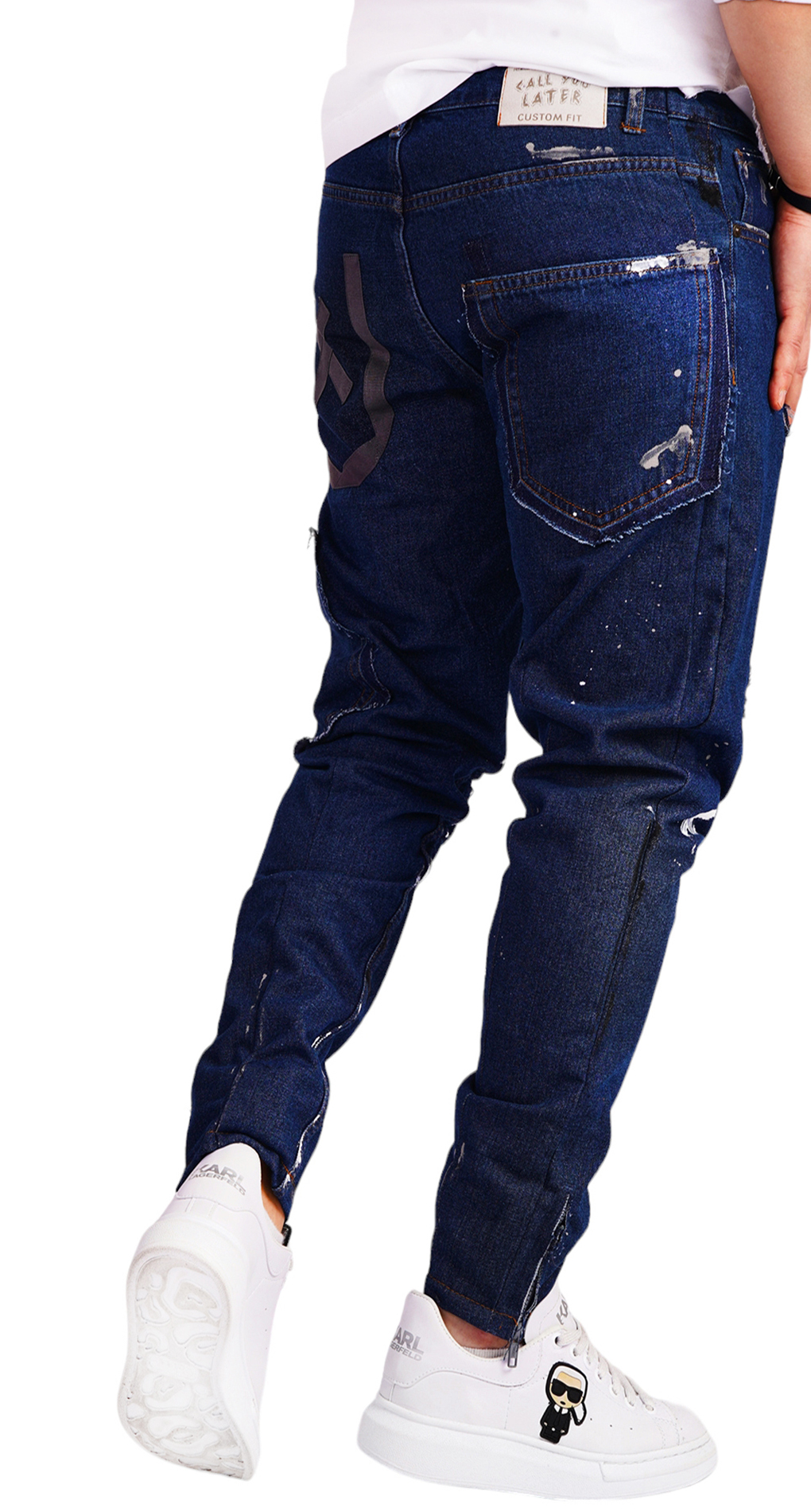 Blugi handmade pentru barbati 7-Ani MJL6528 Blugi handmade pentru barbati MJL6528