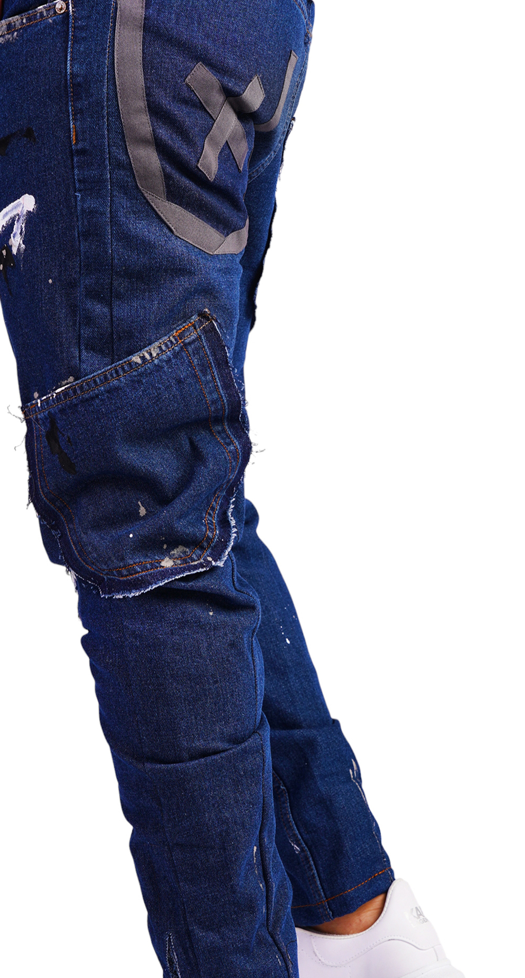 Blugi handmade pentru barbati 7-Ani MJL6528 Blugi handmade pentru barbati MJL6528