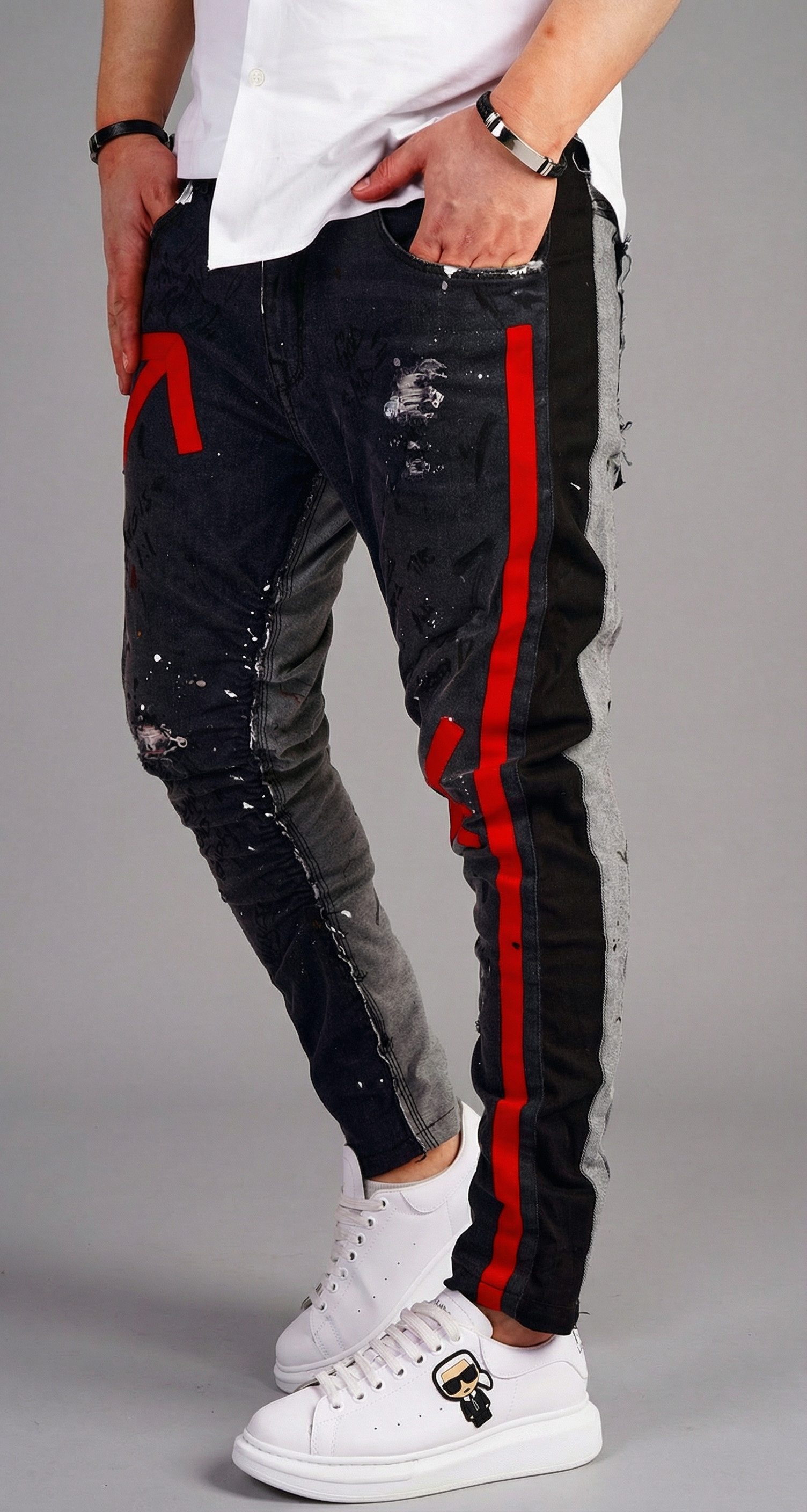 Blugi custom pentru barbati FESTIVAL-EVENTS MJL6532 Blugi custom pentru barbati MJL6532