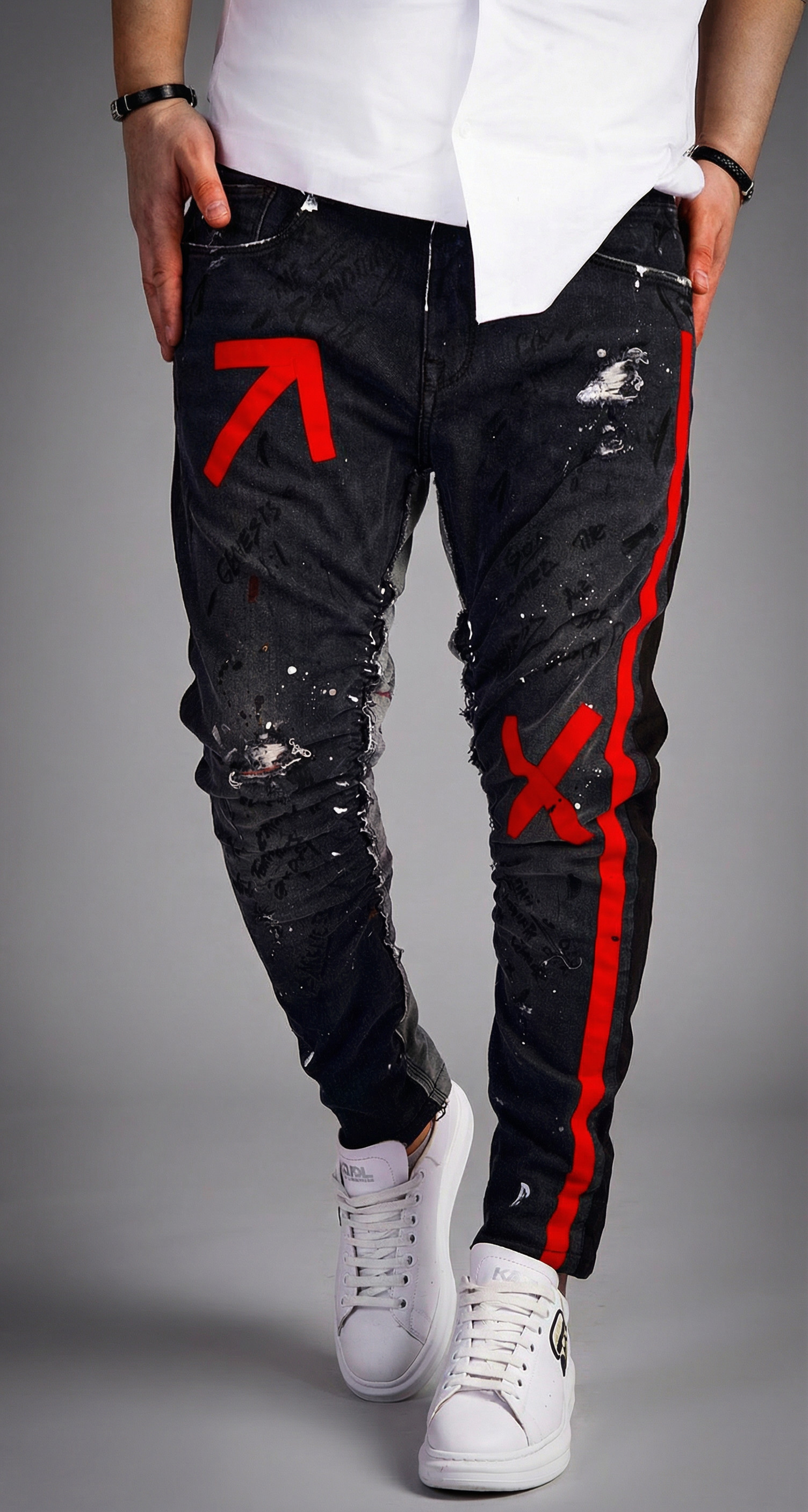 Blugi custom pentru barbati FESTIVAL-EVENTS MJL6532 Blugi custom pentru barbati MJL6532