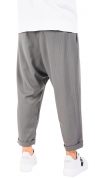 Pantaloni de stofa, gri deschis, croiala lejera MPL6604