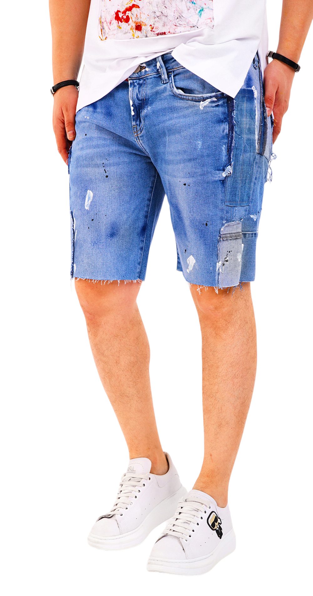 Blugi scurti slim - Not-For-Everyone - MSL6606