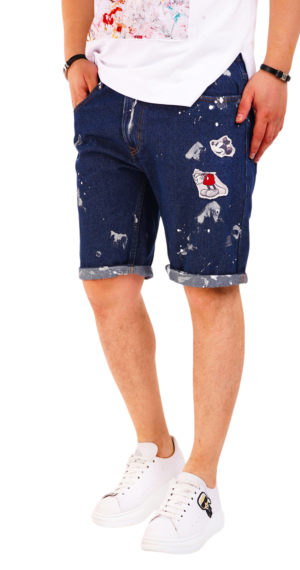 Blugi scurti, editie speciala FINAL SALES MSL6607 Blugi scurti, editie speciala MSL6607