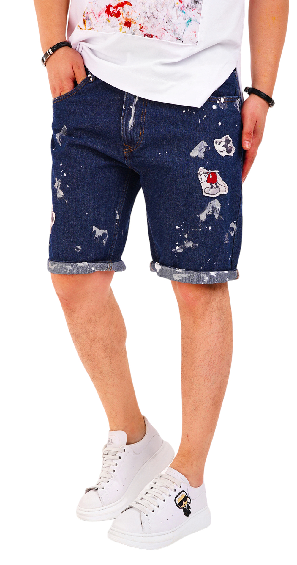 Blugi scurti, editie speciala FINAL SALES MSL6607 Blugi scurti, editie speciala MSL6607