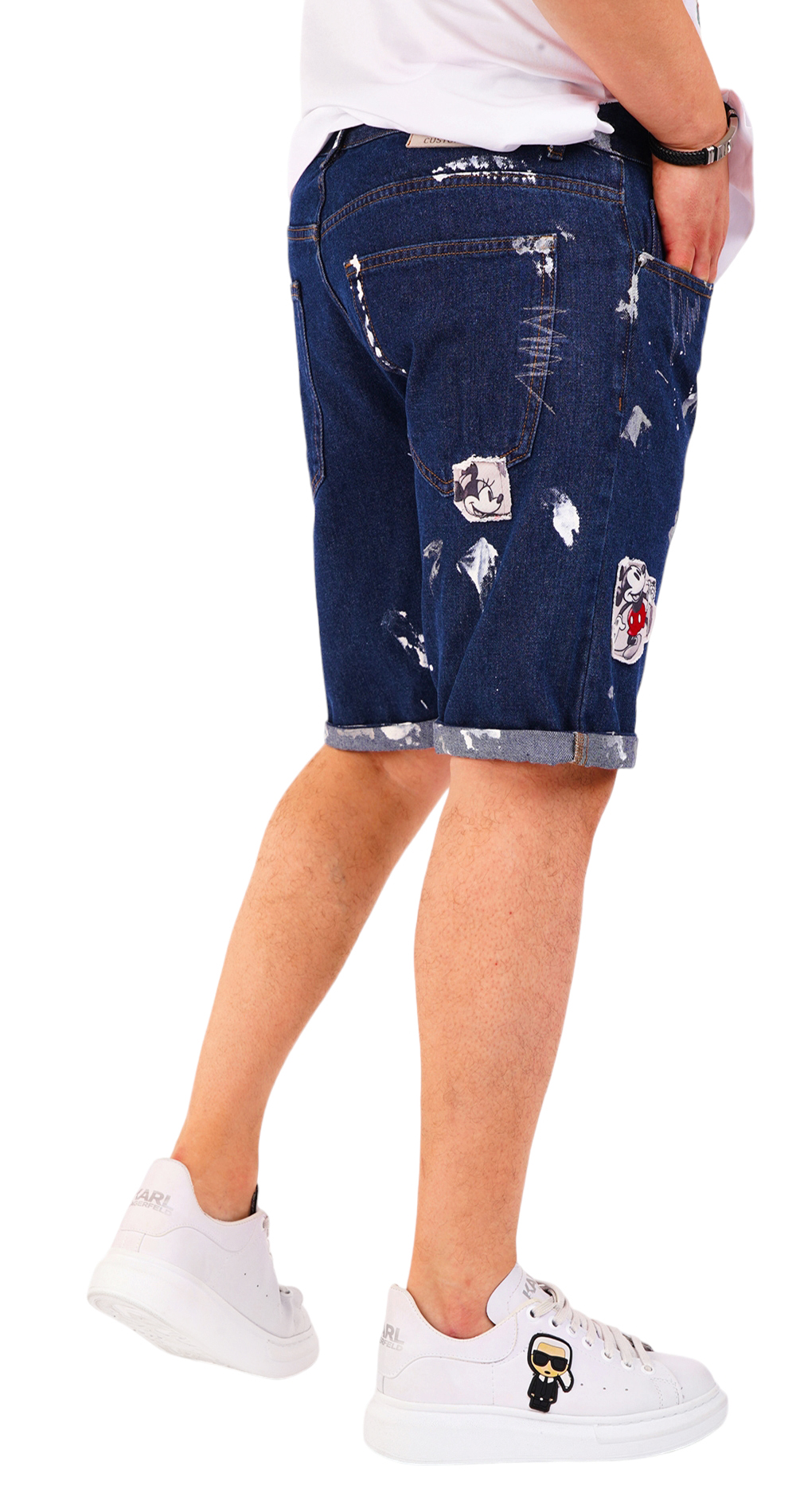 Blugi scurti, editie speciala FINAL SALES MSL6607 Blugi scurti, editie speciala MSL6607